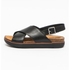 Sandale flatform din piele Elayne Cross
