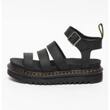 Sandale flatform din piele cu cusaturi contrastante Blaire