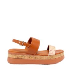 Sandale flatform din piele ecologica Aurelia