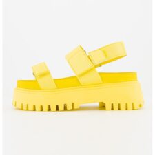 Sandale flatform slingback cu inchidere velcro Groov-y