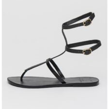 Sandale gladiator de piele Triomphe