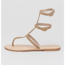 Sandale gladiator de piele intoarsa Triomphe