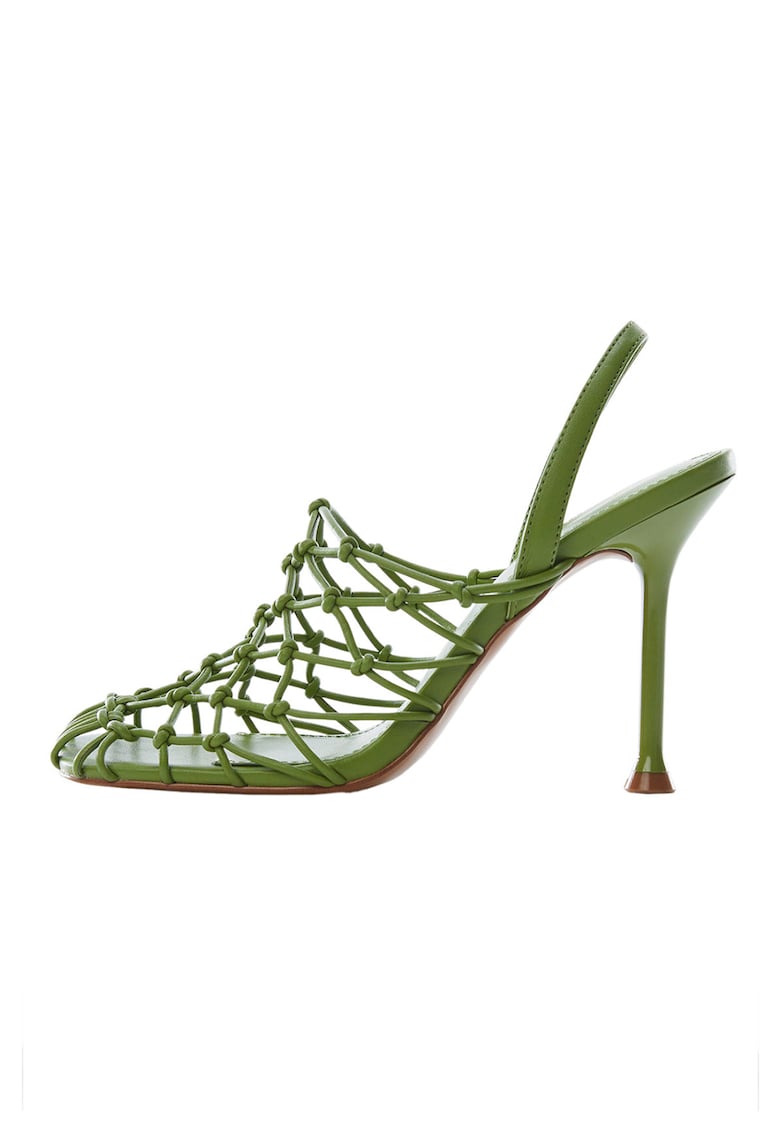 Sandale impletite din piele ecologica 1 Sandale impletite din piele ecologica