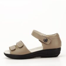 Sandale maro deschis din piele naturala Agata 127 5833