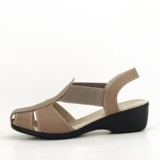 Sandale maro deschis din piele naturala Codruta 127 5605