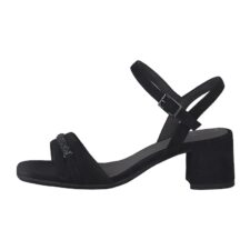 Sandale masive de piele intoarsa cu aplicatii cu strasuri