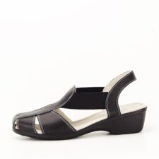 Sandale negre din piele naturala Codruta M5 5797
