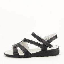 Sandale negre din piele naturala Suzana M5 8147