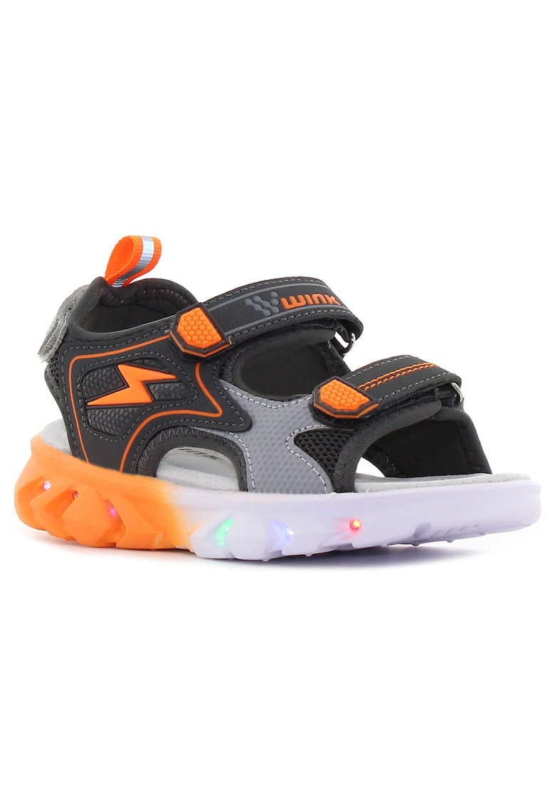 Sandale pentru copii - Zzap gri închis intermitent Mărime: 1 Sandale pentru copii - Zzap gri închis intermitent Mărime: