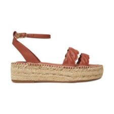 Sandale pentru femei -  din piele naturala - maro