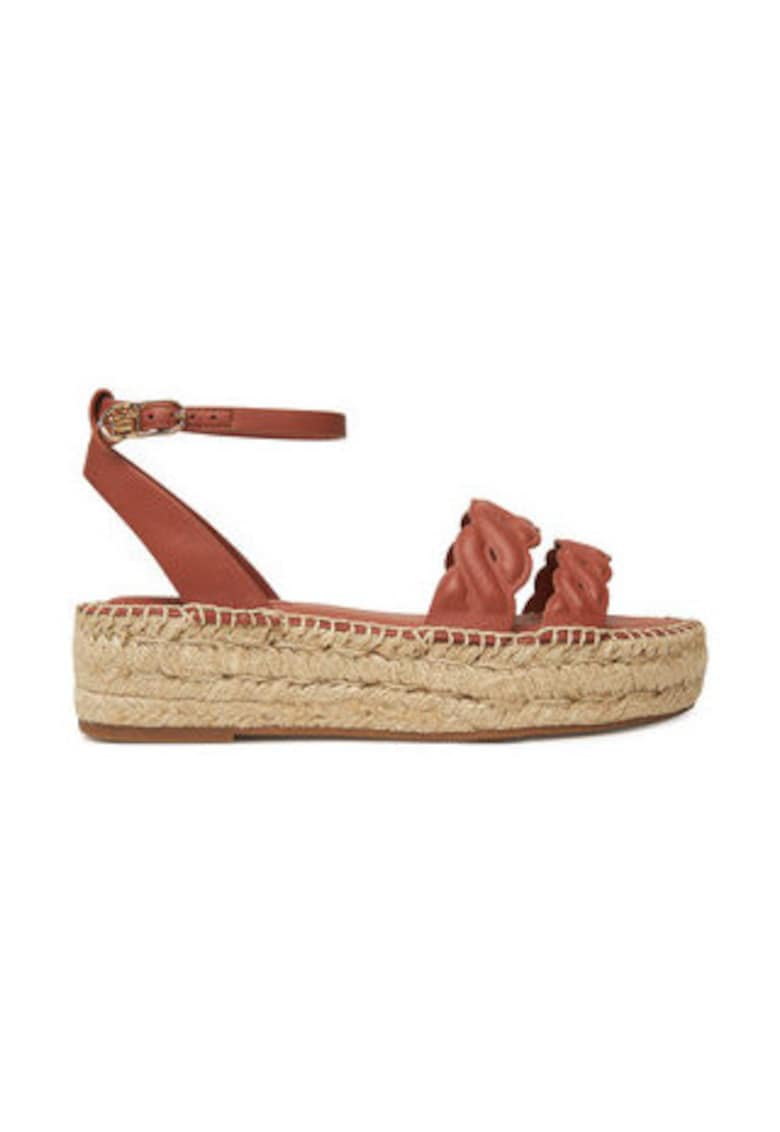 Sandale pentru femei - din piele naturala - maro 1 Sandale pentru femei - din piele naturala - maro