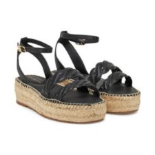 Sandale pentru femei -  din piele naturala - negru