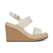 Sandale pentru femei -  material textil - bej -