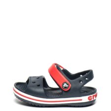 Sandale relaxed fit cu velcro - Negru/Rosu