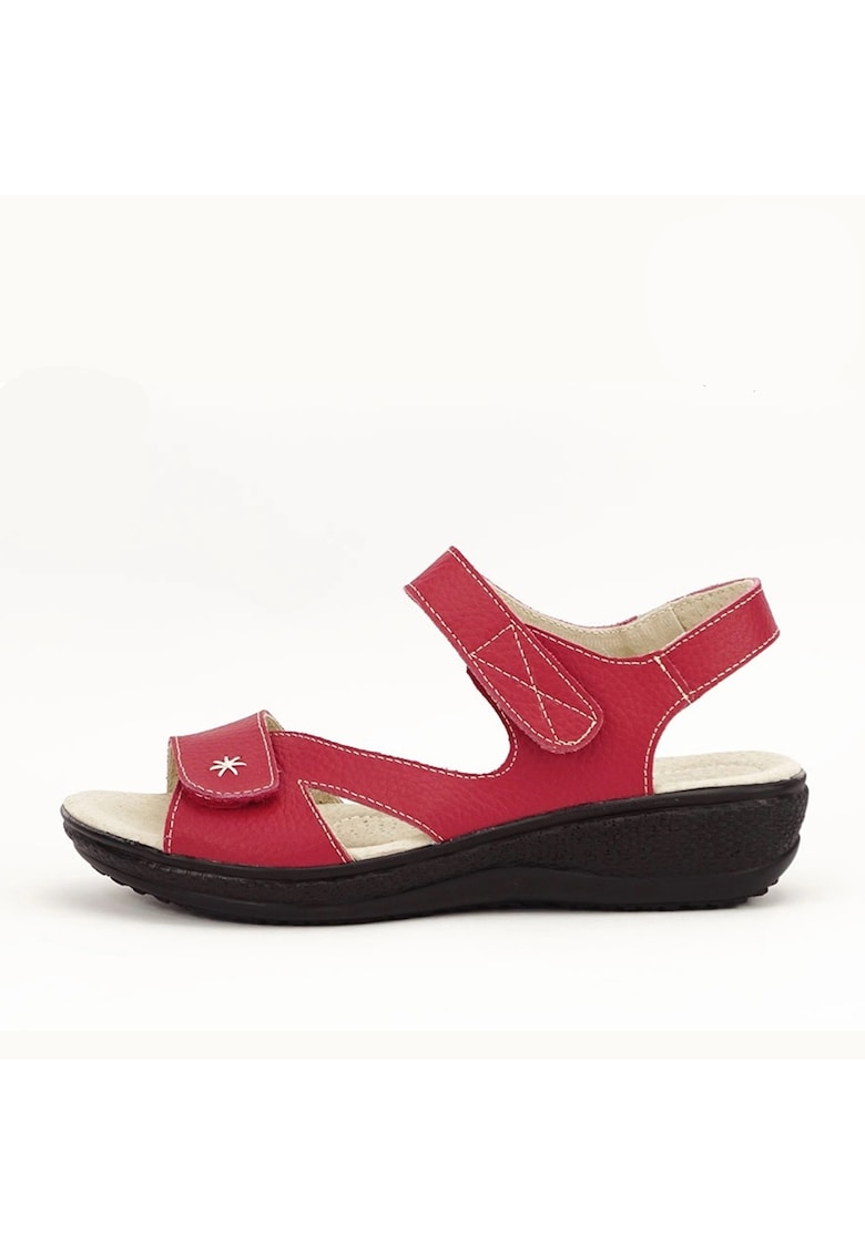Sandale rosii din piele naturala Sara 129 2973 1 Sandale rosii din piele naturala Sara 129 2973