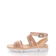 Sandale roz cu bej de piele Nyla