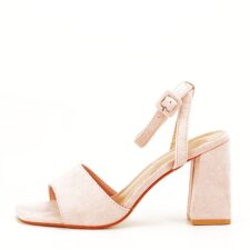 Sandale roz somon cu toc BL6522 130 11133