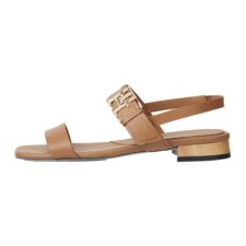 Sandale slingaback de piele