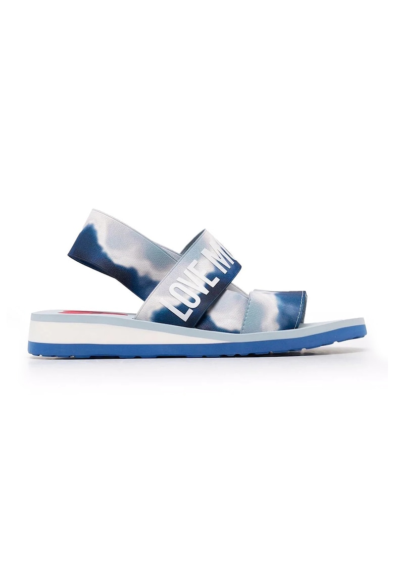 Sandale slingback cu model tie-dye 1 Sandale slingback cu model tie-dye
