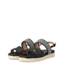 Sandale slingback cu monograma discreta Karen