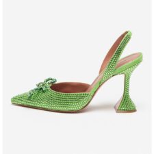 Sandale slingback cu strasuri Rosie