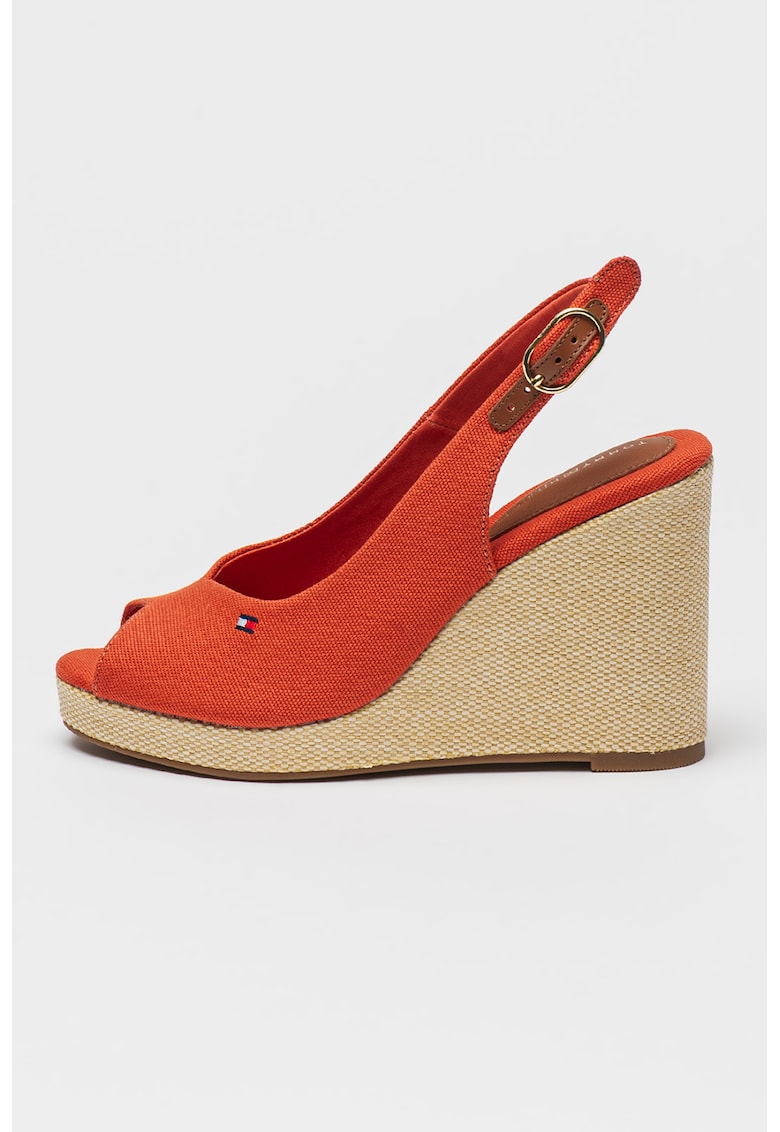 Sandale slingback cu talpa wedge Flag 1 Sandale slingback cu talpa wedge Flag