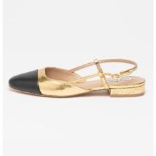Sandale slingback de piele Belinda