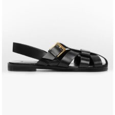 Sandale slingback de piele Lorraine