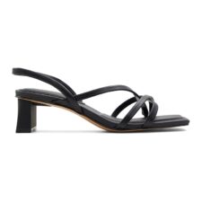 Sandale slingback de piele ecologica Minima
