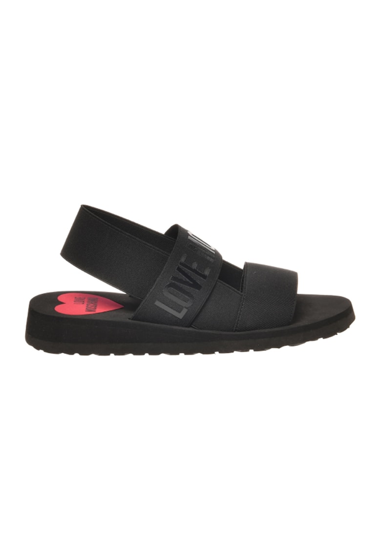 Sandale slingback din material textil 1 Sandale slingback din material textil