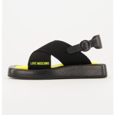 Sandale slingback din piele cu talpa wedge