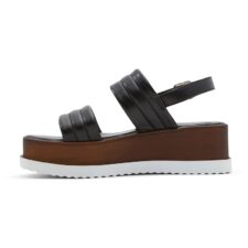 Sandale slingback din piele cu talpa wedge Merran