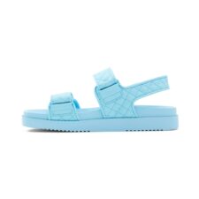 Sandale slingback din piele ecologica cu aspect matlasat Eowiliwia