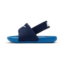 Sandale slingback din piele nabuc Kawa