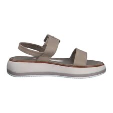Sandale slingback uni de piele