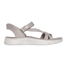 Sandale slip-on cu logo si talpa plata