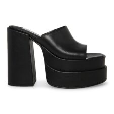 Sandale slip-on cu toc masiv Cagey