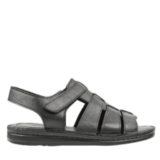 Sandale sport - barbati -  B39-G180B negru - piele naturala