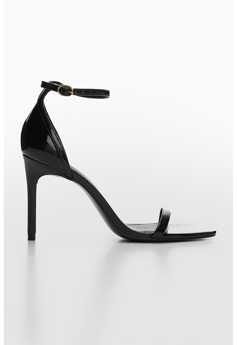 Sandale stiletto cu aspect lacuit Aussie 1 Sandale stiletto cu aspect lacuit Aussie