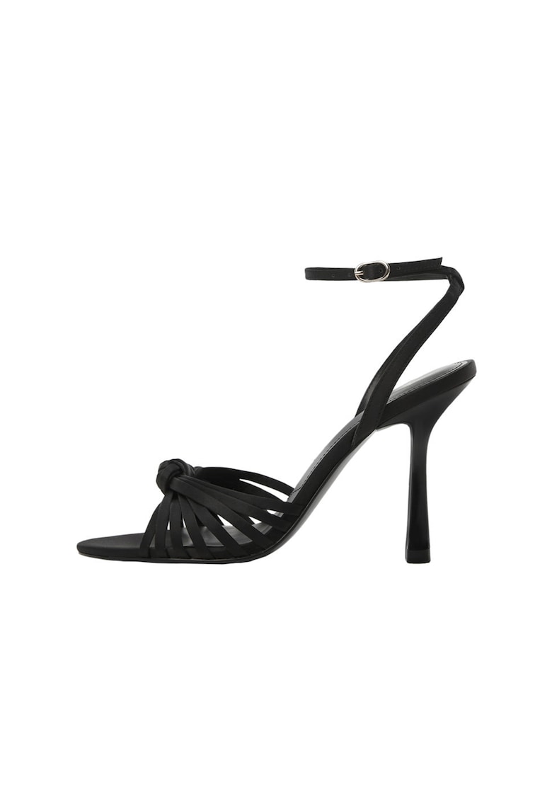 Sandale stiletto de satin Noto 1 Sandale stiletto de satin Noto