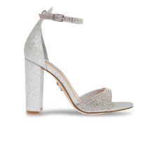 Sandale stralucitoare cu strasuri