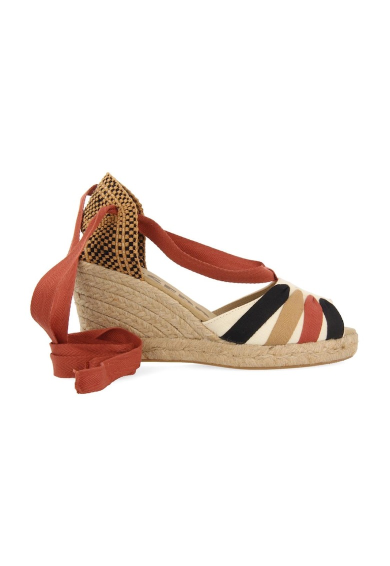 Sandale tip espadrile cu bareta infasurabila Pyrgos 1 Sandale tip espadrile cu bareta infasurabila Pyrgos