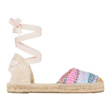 Sandale tip espadrile cu bretele infasurabila Valencia Acapulco