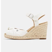 Sandale tip espadrile wedge cu model nod