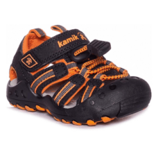 Sandale tip fisherman cu banda velcro Crab -