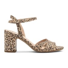 Sandale uni cu toc masiv Tara