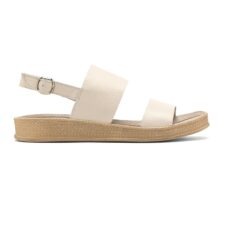 Sandale uni de piele