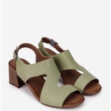 Sandale verzi din piele naturala pentru dama