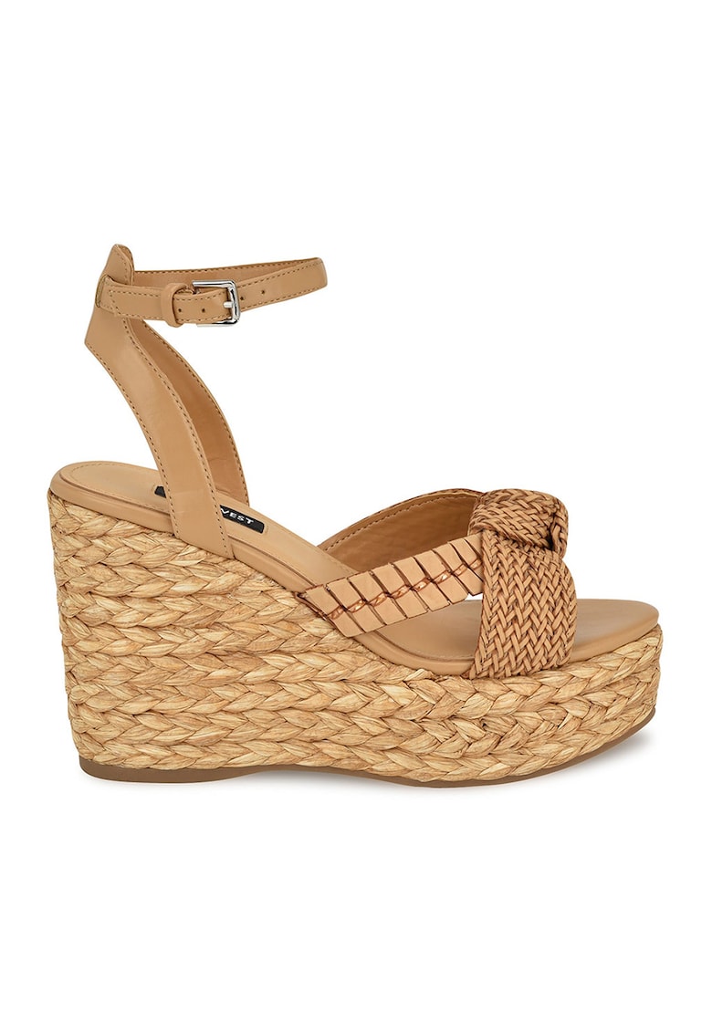 Sandale wedge cu aspect tesut Eaden 1 Sandale wedge cu aspect tesut Eaden