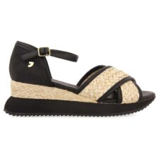 Sandale wedge cu bareta pe glezna